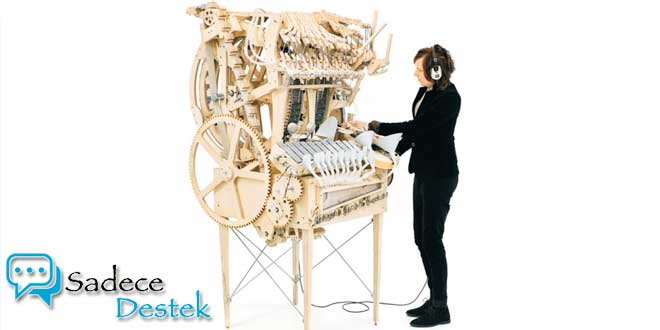 Bilye ile çalışan ev yapımı müzik aleti